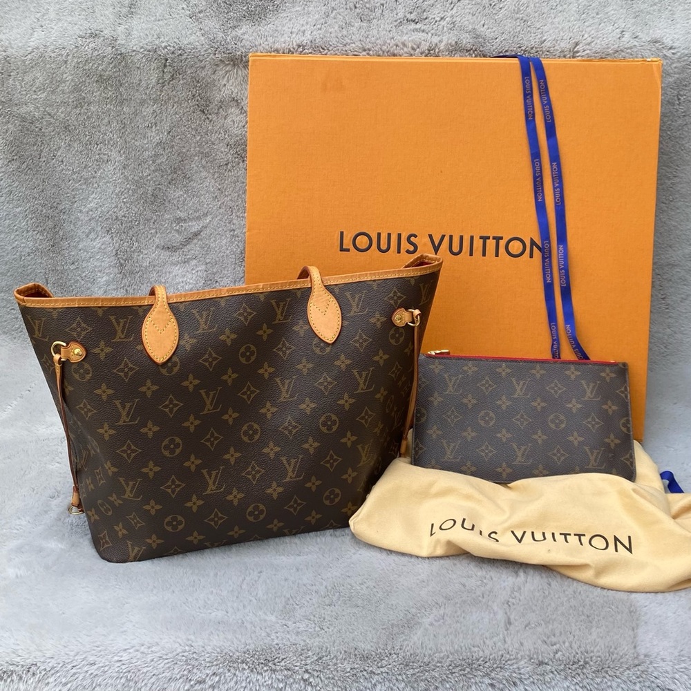 Louis Vuitton Monogram Neverfull MM Set including box/dust bag!